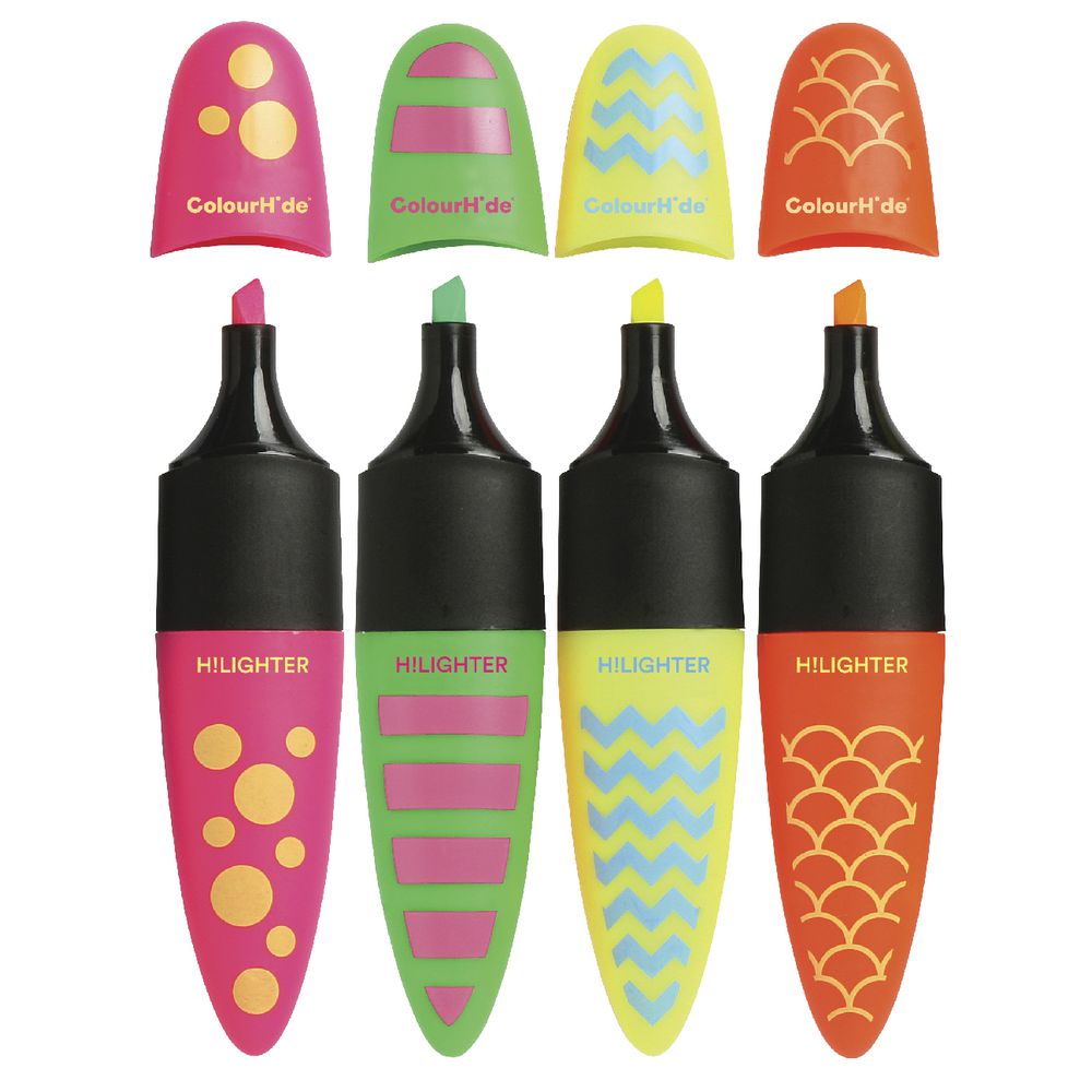 ColourHide Highlighters Designs 4 Pack